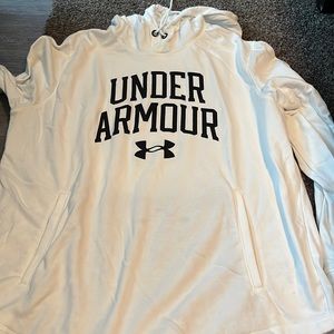 White under armor hoodie mens XXL
